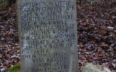 Bas Shaw Grave at Big Poplar Turn